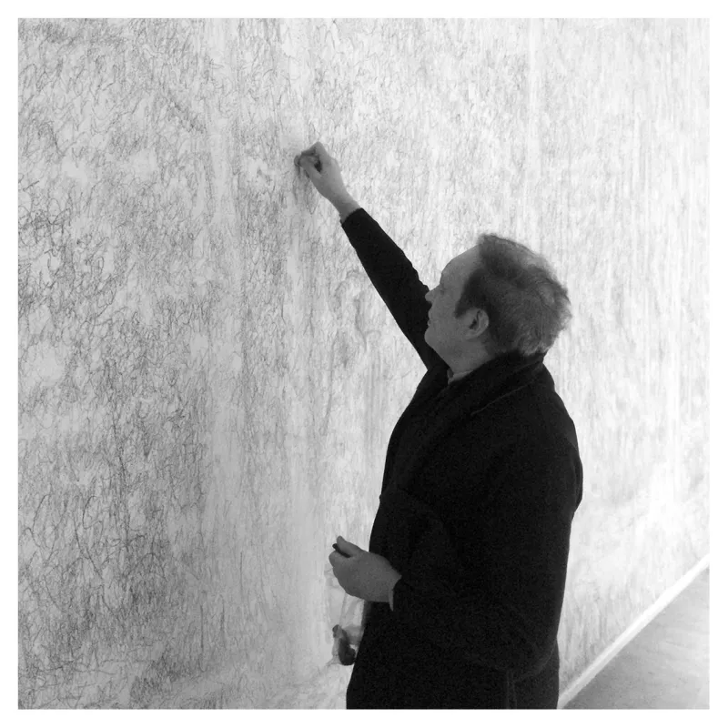 Marc Couturier à l'exposition Inside au Palais de Tokyo, 2014.