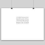 Planche titre "Les dessins du troisième jour", Marc Couturier.