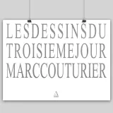Planche titre "Les dessins du troisième jour", Marc Couturier.