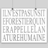 Planche texte "Les dessins du troisième jour", Marc Couturier.