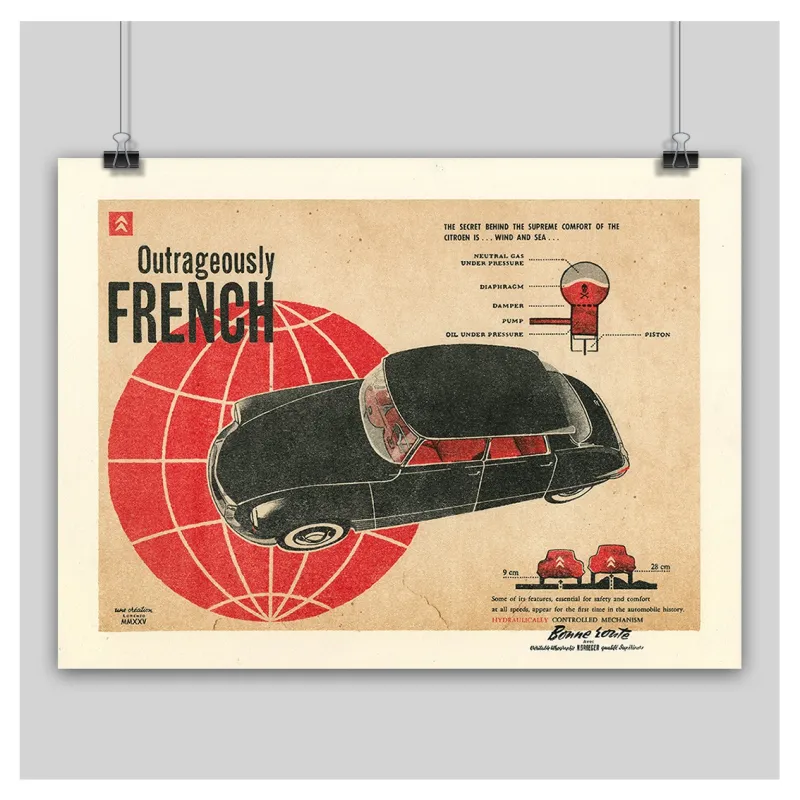 Citroën DS Outrageously French
By Aristocratic Motorcyclist
@aristocratic_motorcyclist