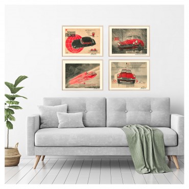 La série des 4 alugraphies Citroën 
by Aristocratic Motorcyclist
@aristocratic_motorcyclist