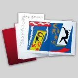 Jazz, Henri Matisse, 1947.
Présentation sous forme de feuillets de quatre pages, dans un coffret en toile rembordé.