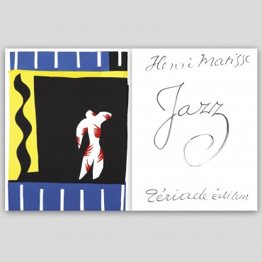 Jazz, Henri Matisse, 1947, Le Clown.
Édition imprimée en lithographie couleur par couleur.
