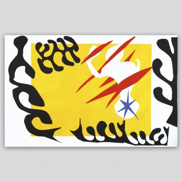 Jazz, Henri Matisse, 1947. Le cauchemar de l'éléphant blanc
Édition imprimée en lithographie couleur par couleur.
