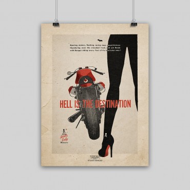 Guzzi, Hell is the destination, 2026, format 30x40 cm