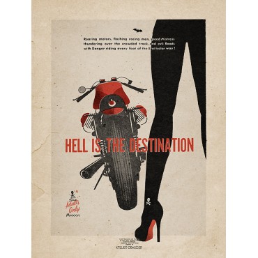 Guzzi, Hell is the destination, 2026, format 30x40 cm