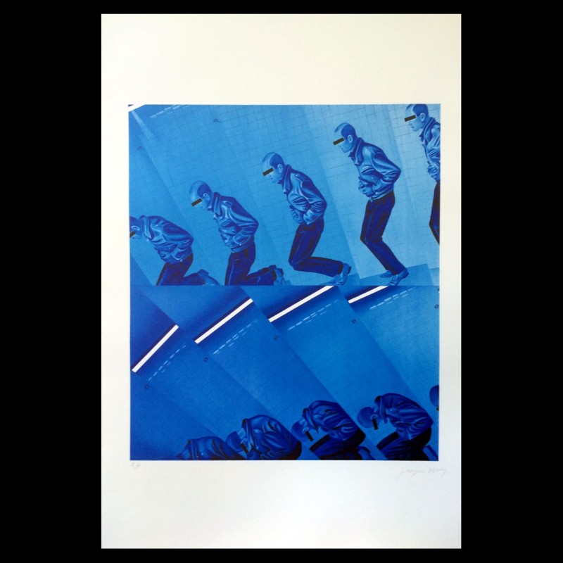 Jacques Monory, Anthèse, Nicolas Draeger, lithographie, artiste chinois