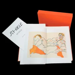 Erotica, Egon Schiele, lithographie, Éditions Anthèse, Lithographie Schiele