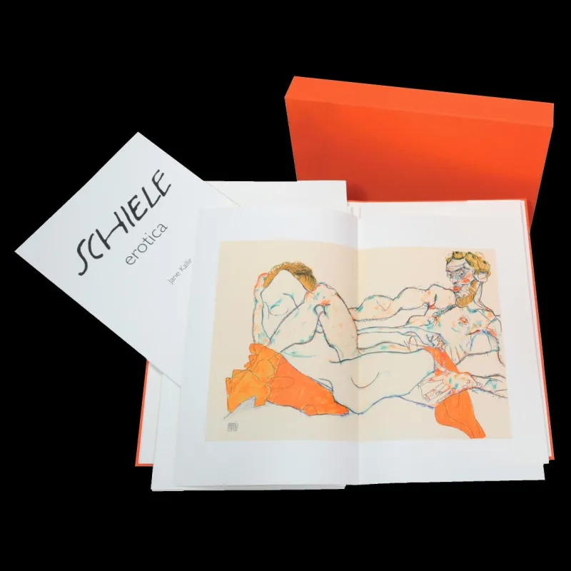 Erotica, Egon Schiele, lithographie, Éditions Anthèse, Lithographie Schiele
