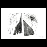 Lithographie de Mohamed Mourabiti