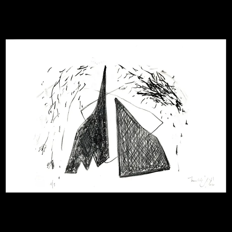 Lithographie de Mohamed Mourabiti