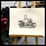 Lithographie d'Arnaud Poitevin et Philippe Gürel