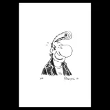 Lithographie de "Lucien" par Frank Margerin