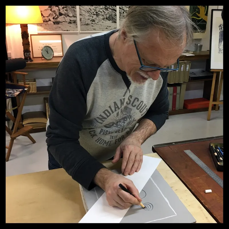 Lithographie de "Lucien" par Frank Margerin