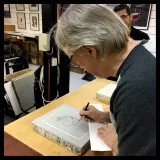Lithographie de "Lucien" par Frank Margerin