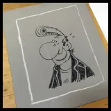 Lithographie de "Lucien" par Frank Margerin