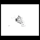 Lithographie de Frank Margerin