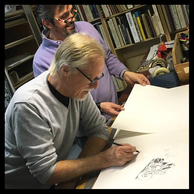 Lithographie de Frank Margerin