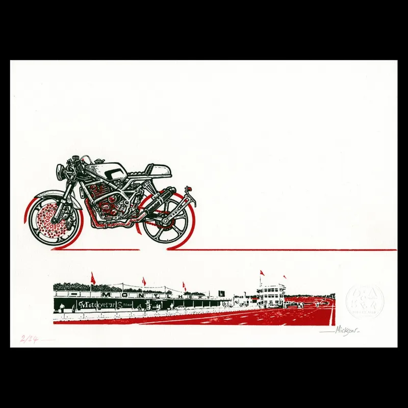Lithographie de Mickson réalisée en 2017