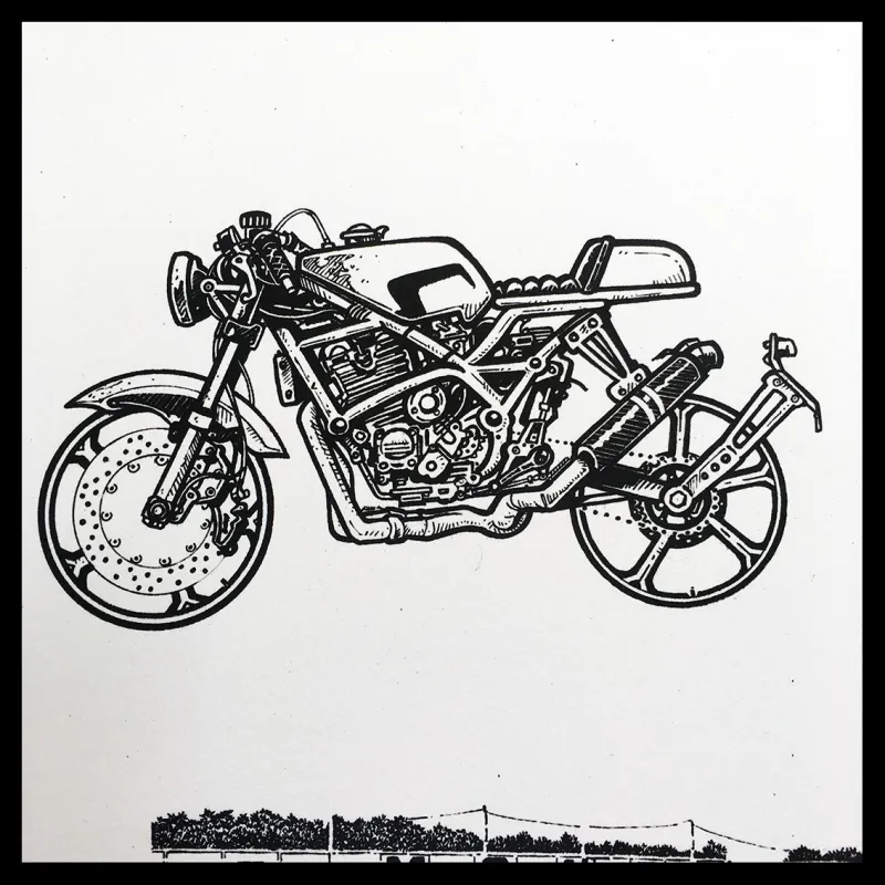 Lithographie de Mickson réalisée en 2017