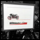 Lithographie de Mickson réalisée en 2017