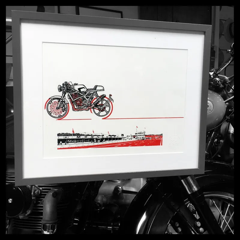 Lithographie de Mickson réalisée en 2017