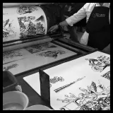 Lithographie de Mickson réalisée en 2017