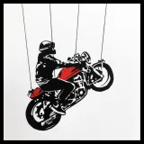 Lithographie de Douglas Thompson "Café Racer"