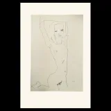 Erotica, Egon Schiele, lithographie, Éditions Anthèse, Lithographie Schiele