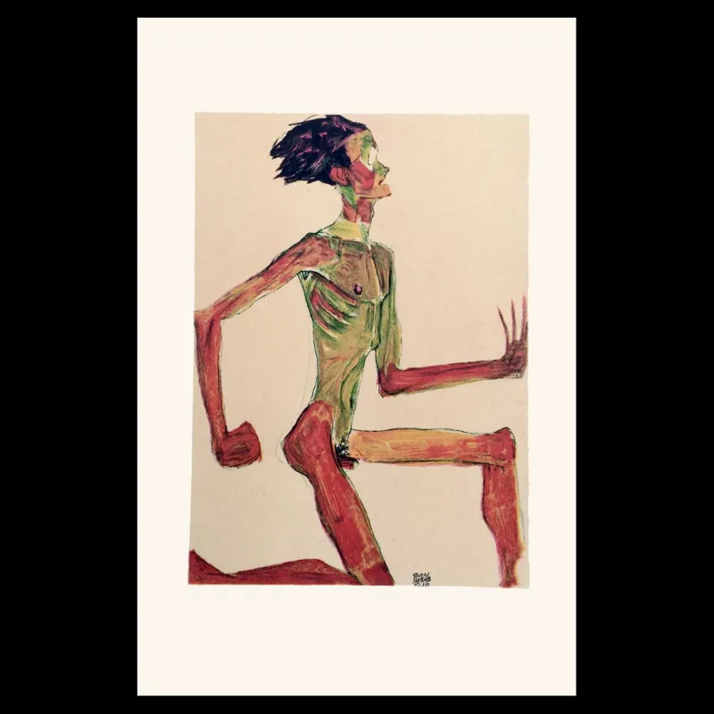 Erotica, Egon Schiele, lithographie, Éditions Anthèse, Lithographie Schiele
