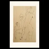 Erotica, Egon Schiele, lithographie, Éditions Anthèse, Lithographie Schiele