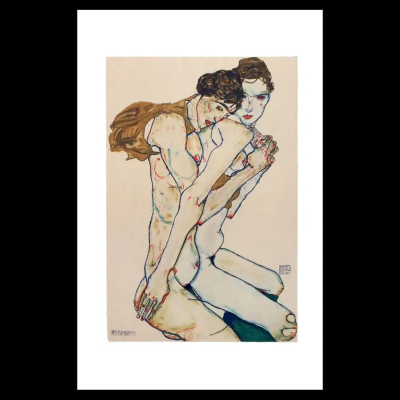 Erotica, Egon Schiele, lithographie, Éditions Anthèse, Lithographie Schiele