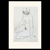 Erotica, Egon Schiele, lithographie, Éditions Anthèse, Lithographie Schiele