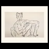 Erotica, Egon Schiele, lithographie, Éditions Anthèse, Lithographie Schiele