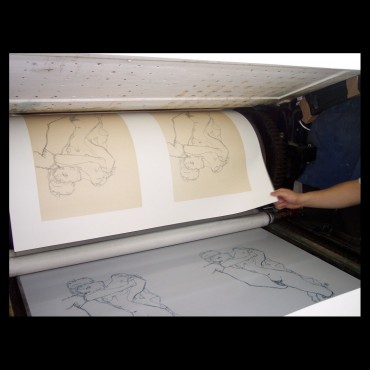 Egon Schiele, Female Nude, Lithographie Schiele, Egon Schiele