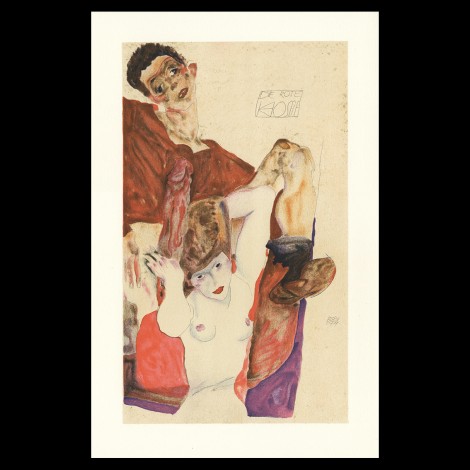 Egon Schiele, The Red Host, 1911, Lithographie Schiele, Egon Schiele